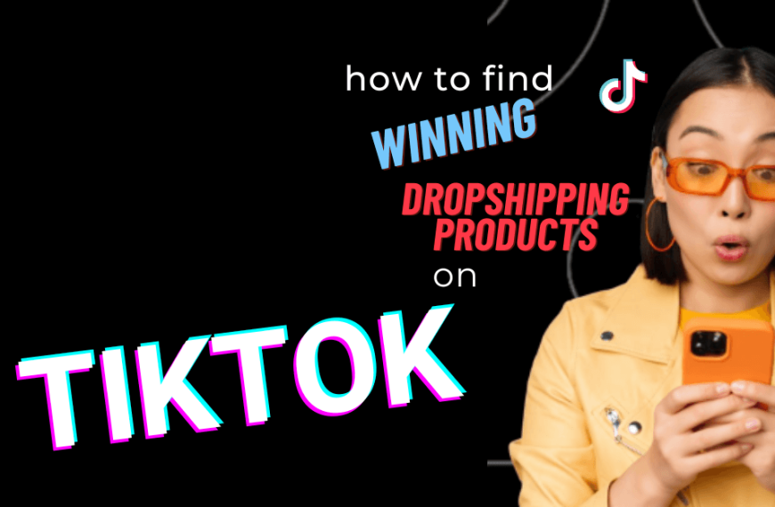 how to find dropshipping products on tiktok