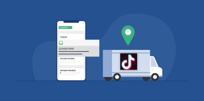 how to track tiktok global shipping