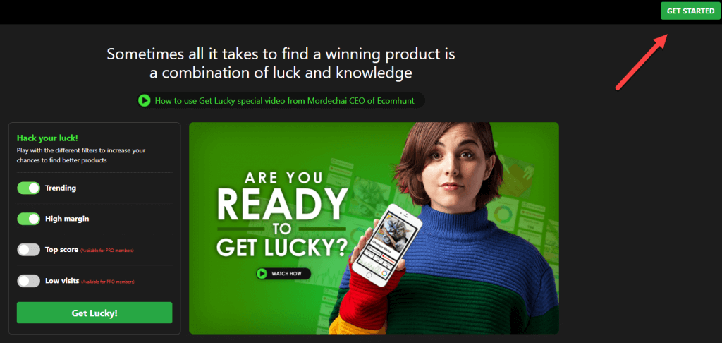 ecomhunt lucky
