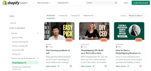 shopify learn