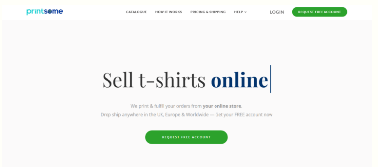 t-shirt dropshipping printsome